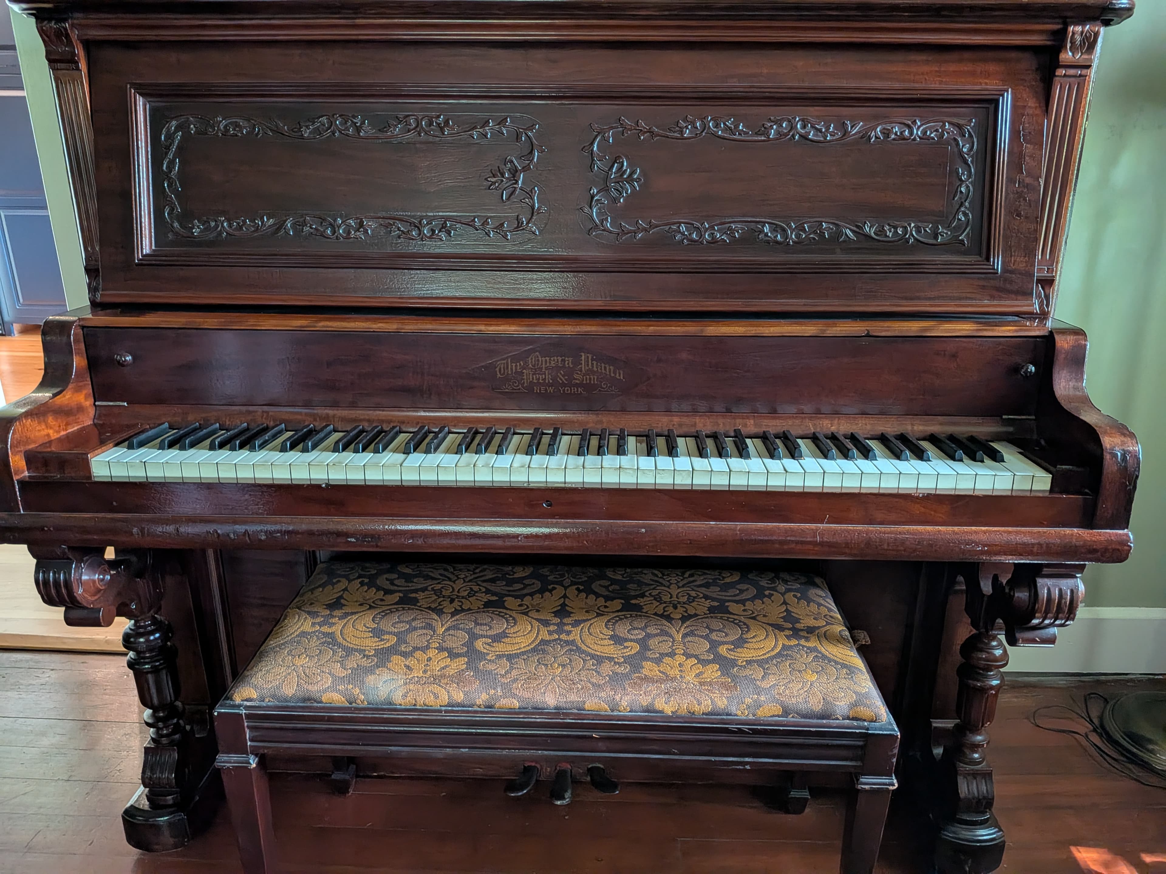 1892 Peek & Son Opera Piano