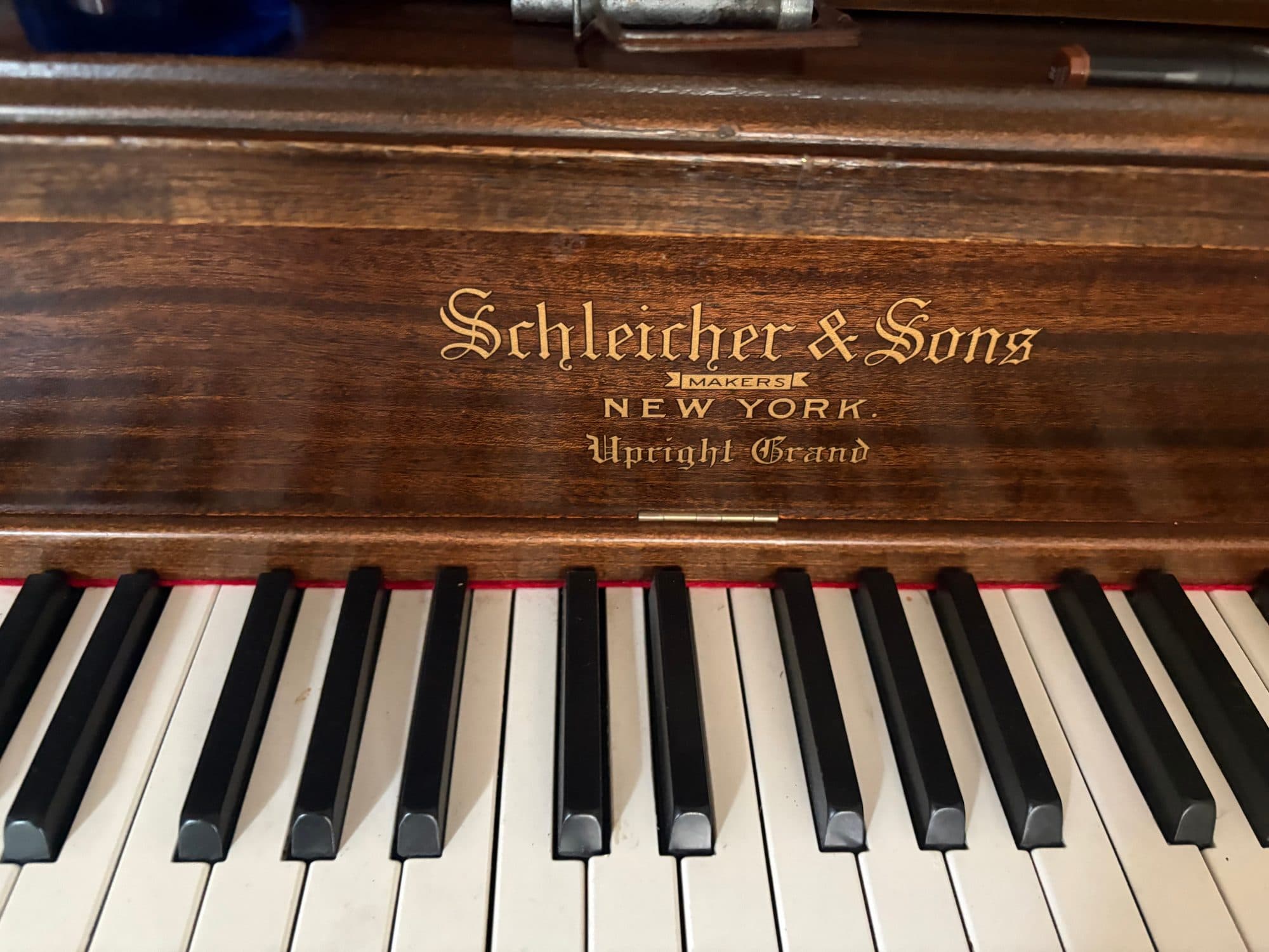 SCLEICHER AND SONS UPRIGHT GRAND